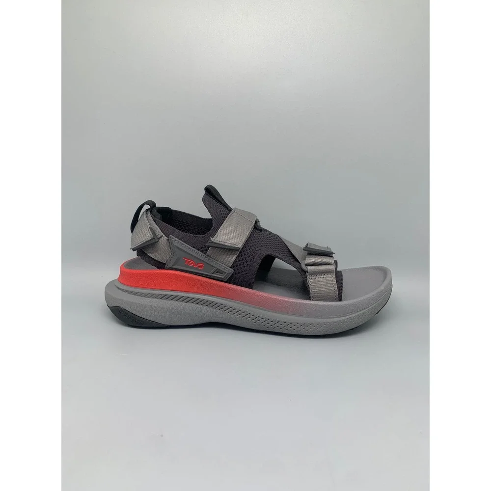 Teva Aventrail Trail Running Sandals Gray Red 1156150 Men's Sz 9 EU 42 NEW